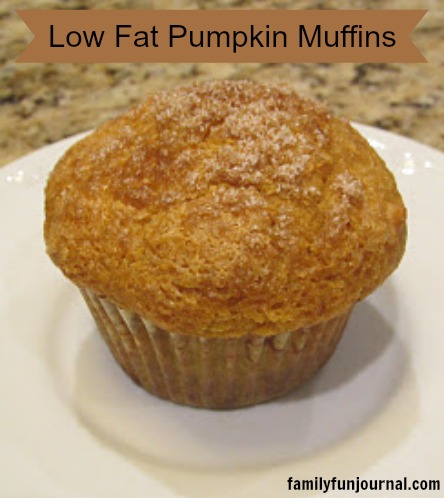low fat pumpkin muffins