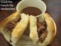 Crock Pot Spicy French Dip Sandwiches