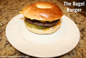 bagel burger