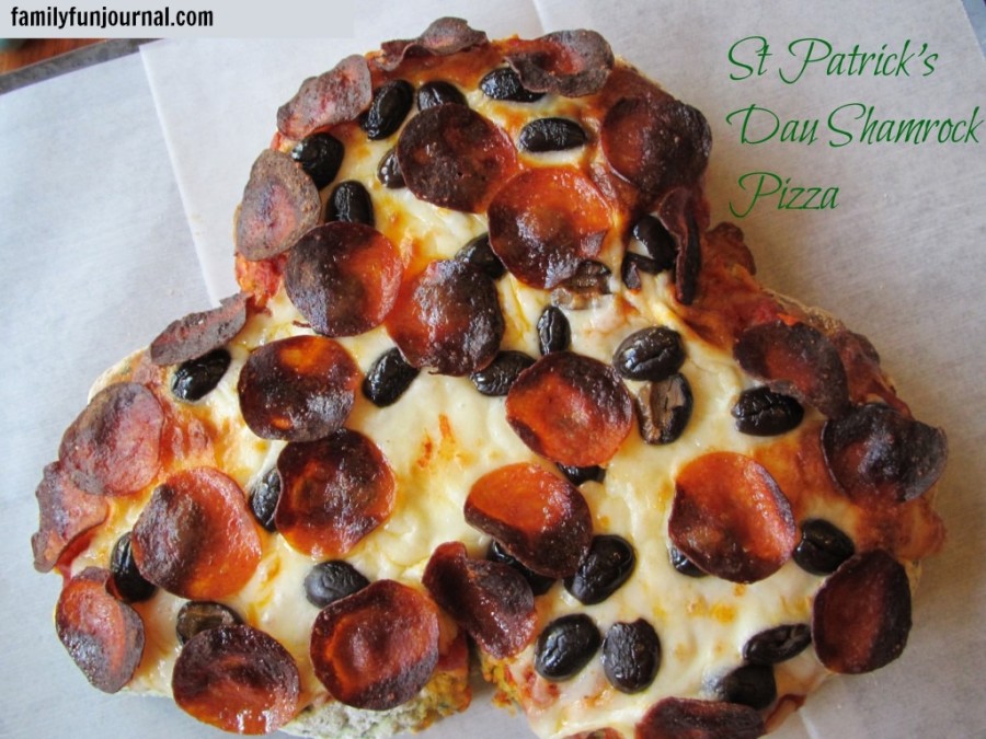 st patricks day pizza