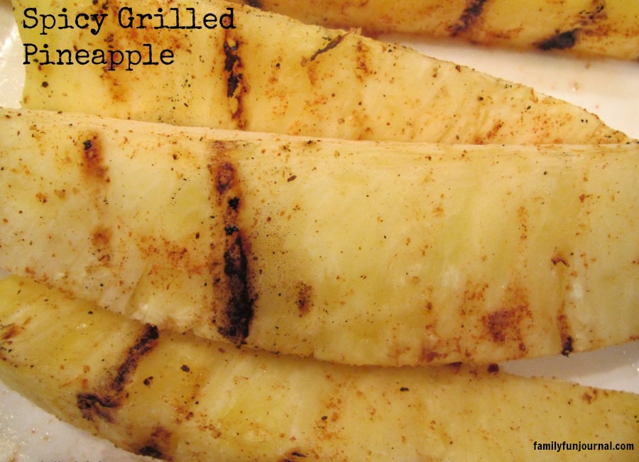 spicy grilled pineapple