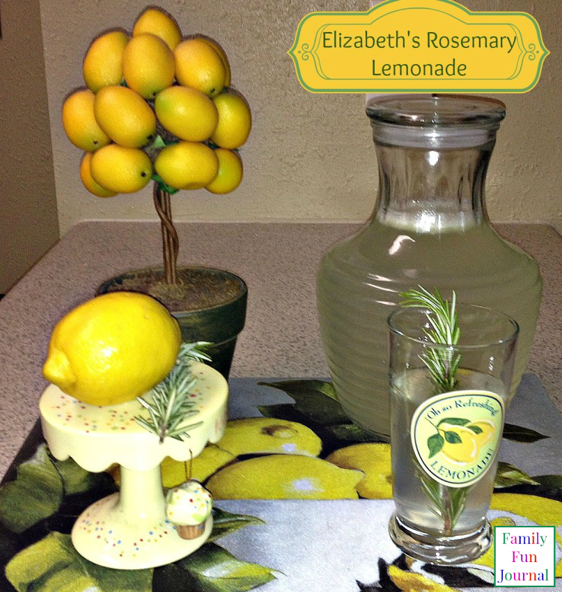 Elizabeth’s Rosemary Lemonade - Family Fun Journal