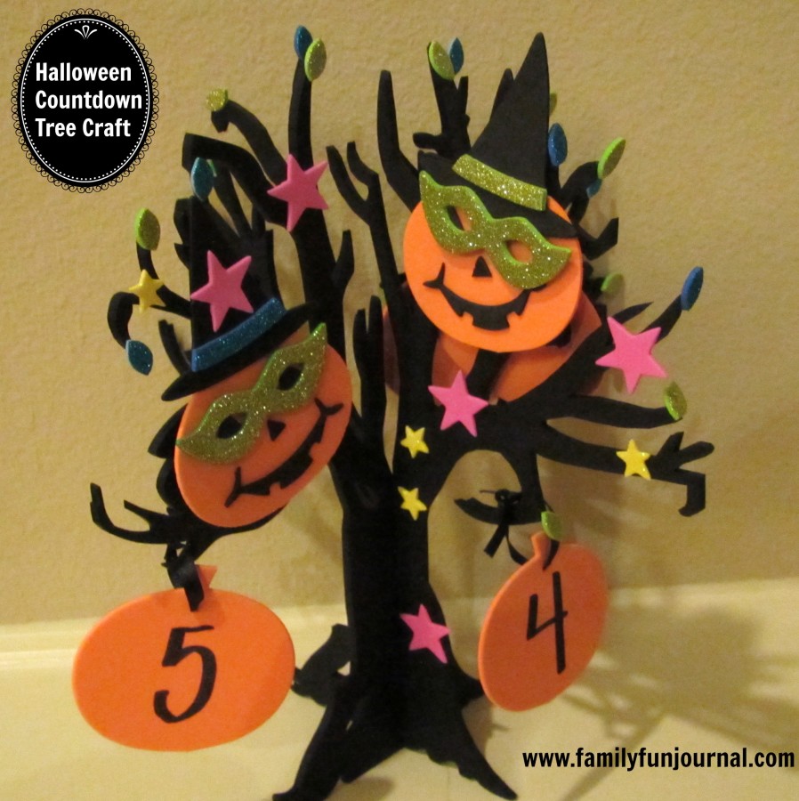 halloween countdown calendar tree