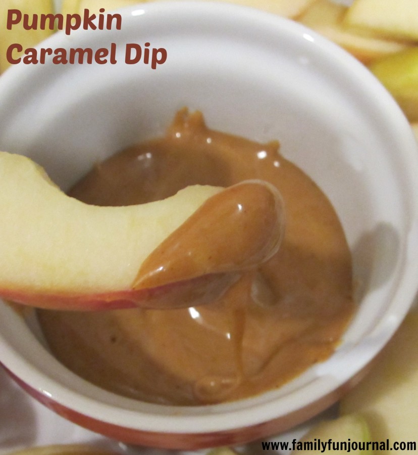 pumpkin caramel dip