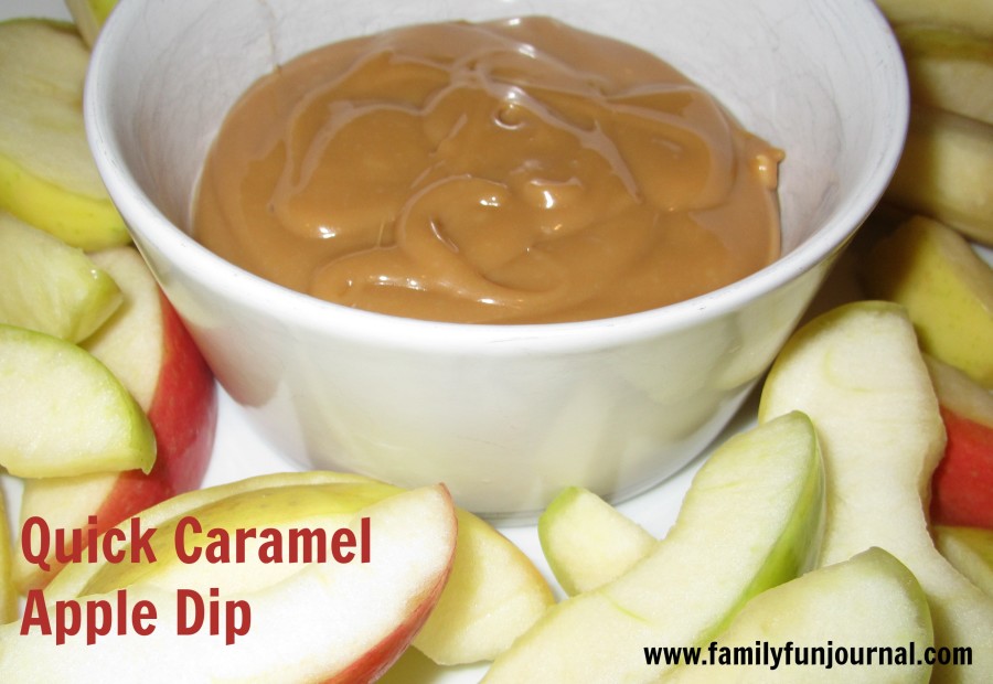 quick caramel apple dip