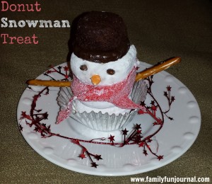 christmas snowman treat