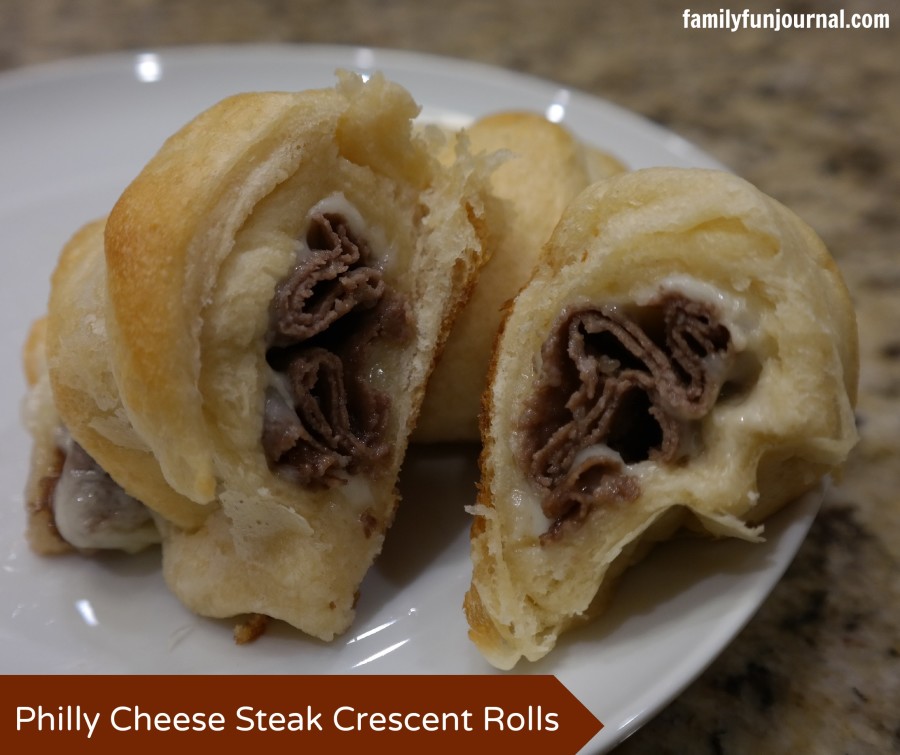 philly cheese steak crescent rolls