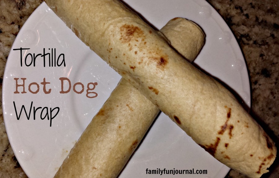 tortilla hot dog wrap