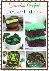 chocolate mint dessert