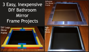 bathroom mirror frame diy projects