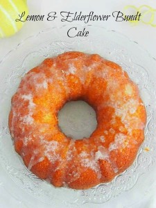 lemon elderflower bundt cake