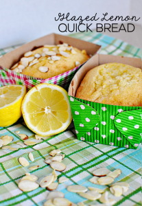 glazed lemon quick bread