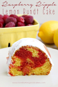 lemon raspberry bundt