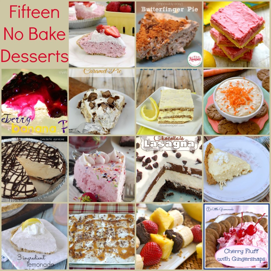 15 no bake dessert recipes