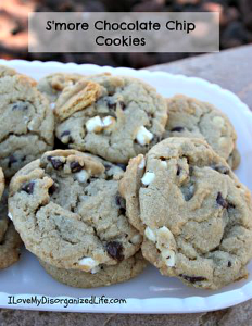 smores chocolate chip cookies