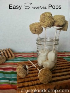 easy recipes s'mores pops