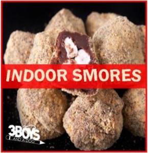 indoor s'mores on a stick