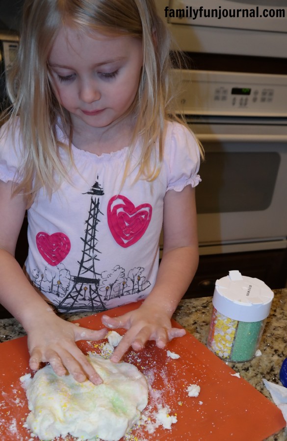 cool whip playdough fun