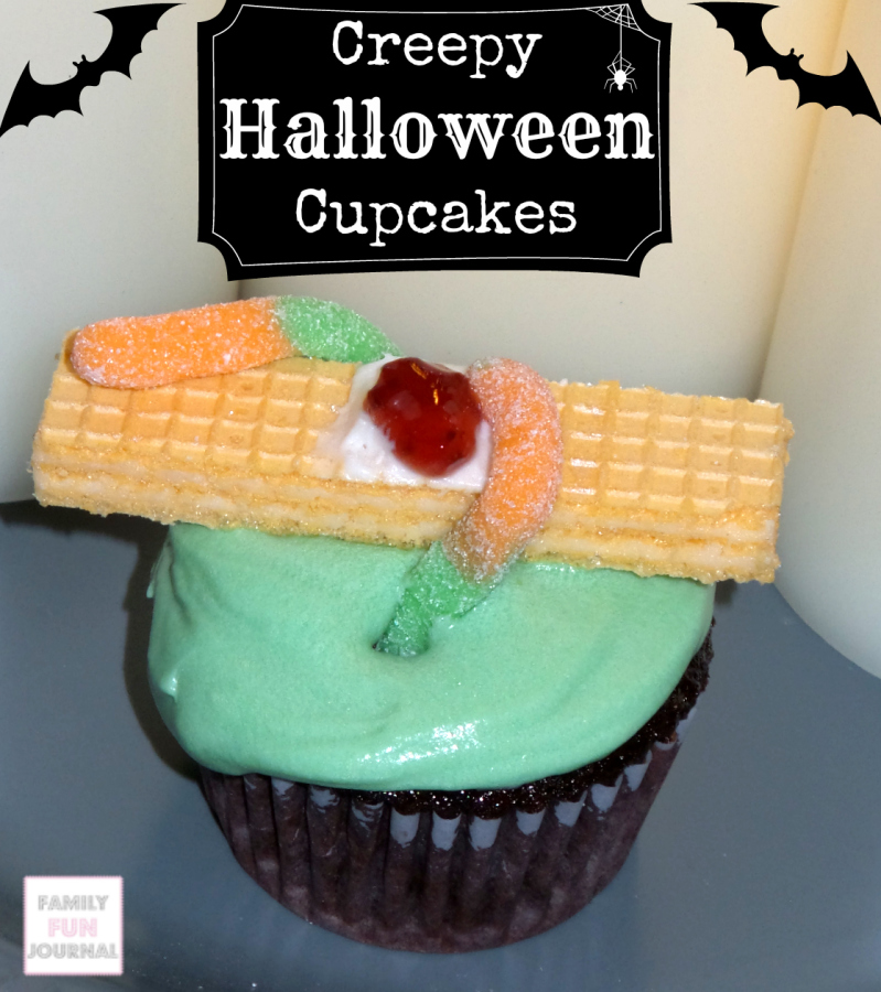 creepy halloween cupcakes