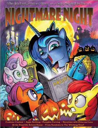 my little pony spooky poster