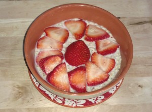 strawberry overnight oatmeal