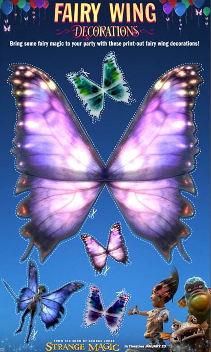 fairy wing decorations