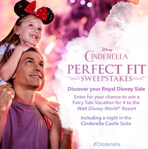 cinderella perfect fit sweepstakes