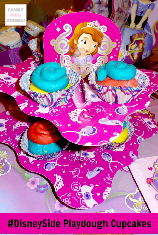 disneyside playdough cupcakes