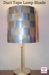 duct tape lamp shade