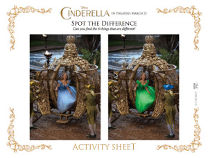 cinderella spot the difference 3