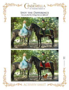cinderella spot the difference 4