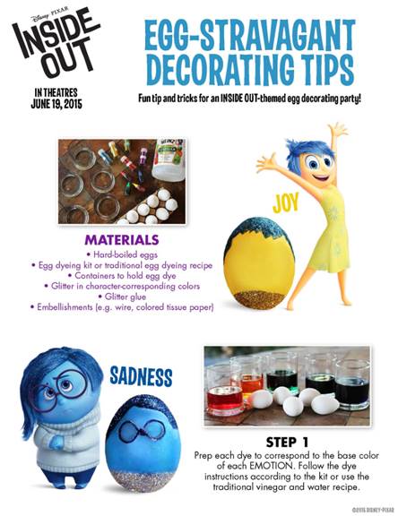 inside out activity sheets easter