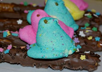 peep pretzel treats easter