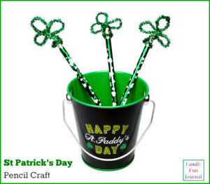 st patrick's day pencil craft final