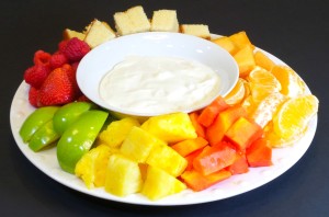 fruit dip plate