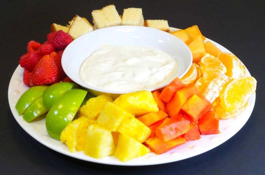 fruit dip plate