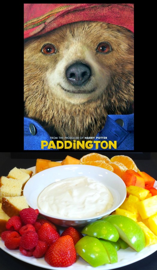 fun paddington fruit dip