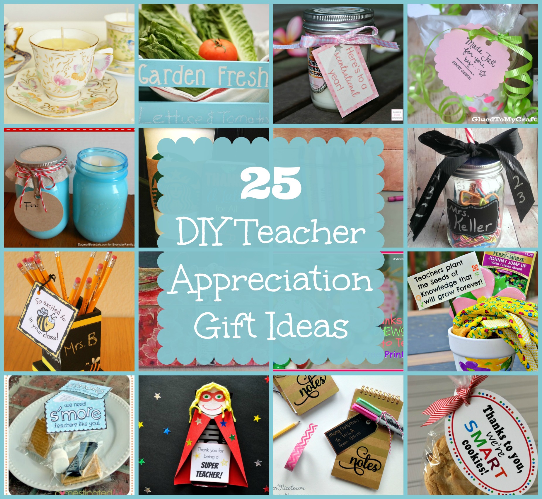 25 Teacher Appreciation Gift Ideas.