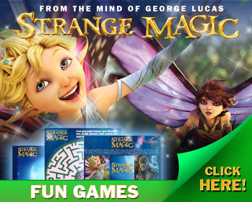 strange magic activity sheets