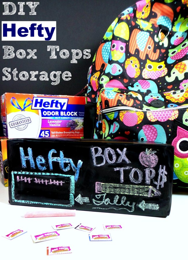 diy hefty box tops storage