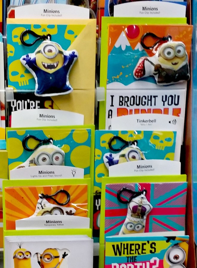 hallmark minions cards