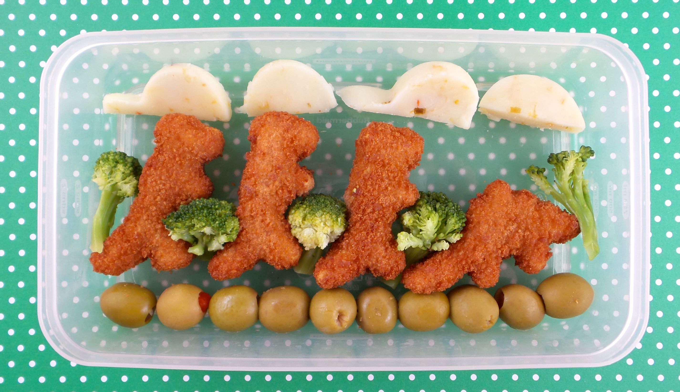 Dinosaur Bento Lunch Idea