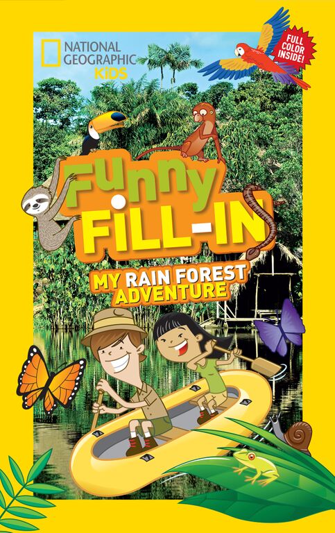 national geographic kids funny fill in rainforest