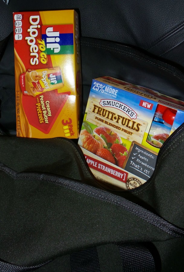 road trip snack bag
