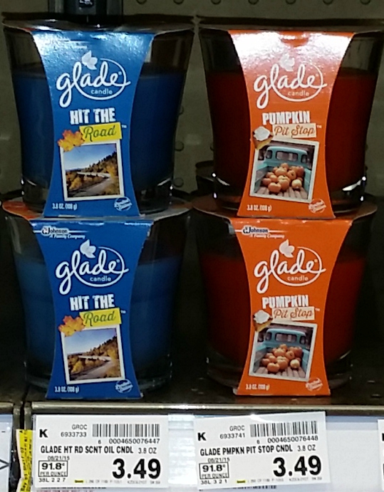 Glade fall candles Kroger