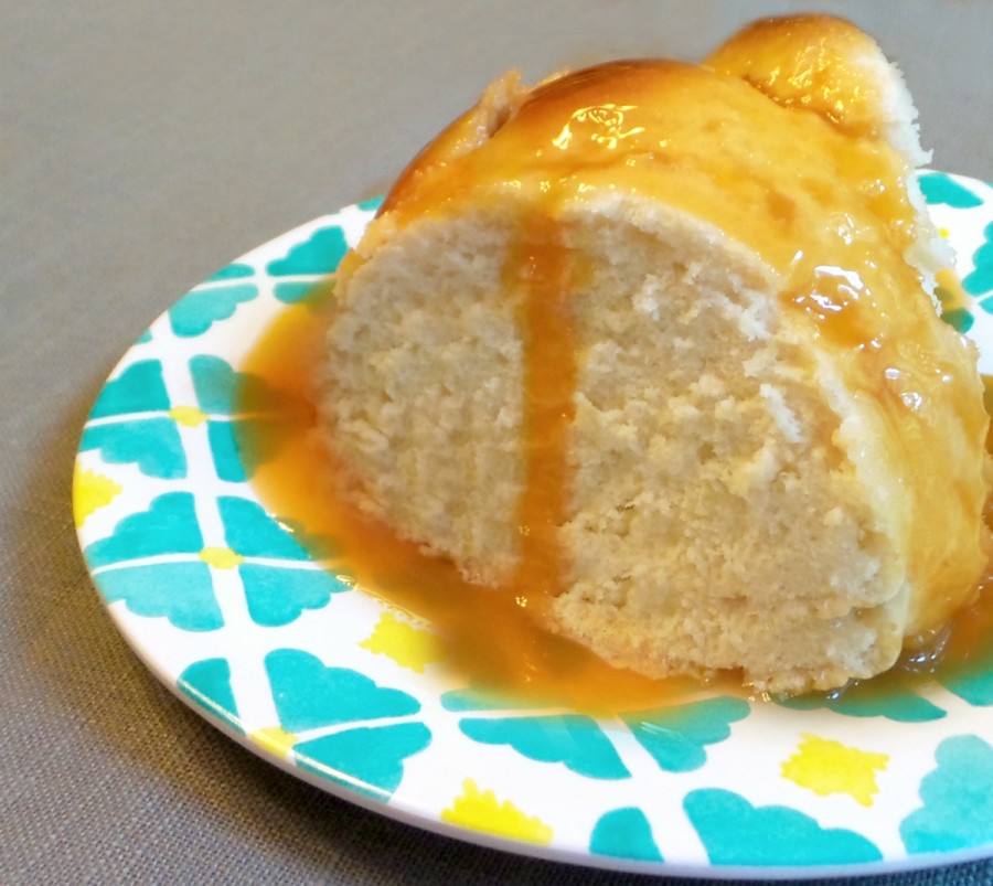 caramel apple cider cake