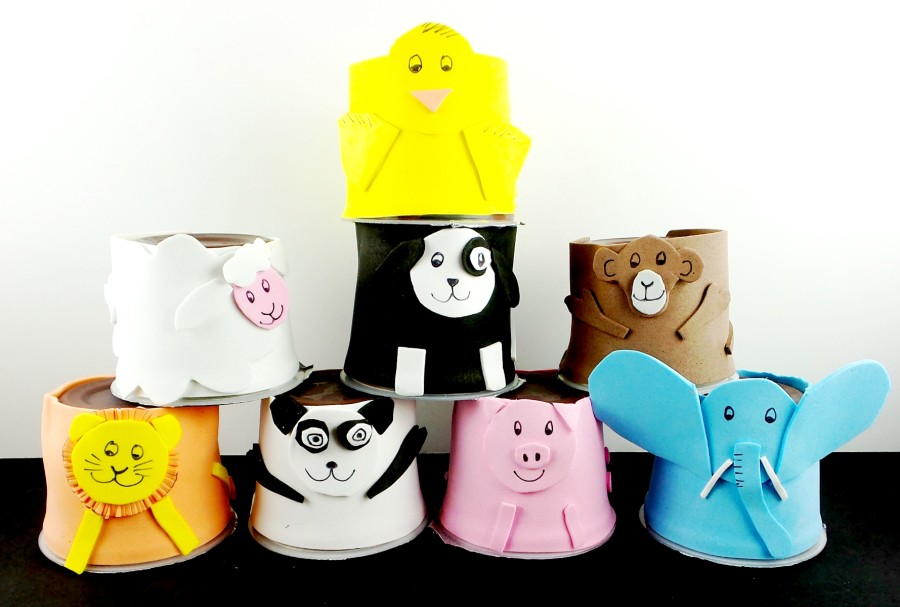 hersheys pudding cup animal craft 2