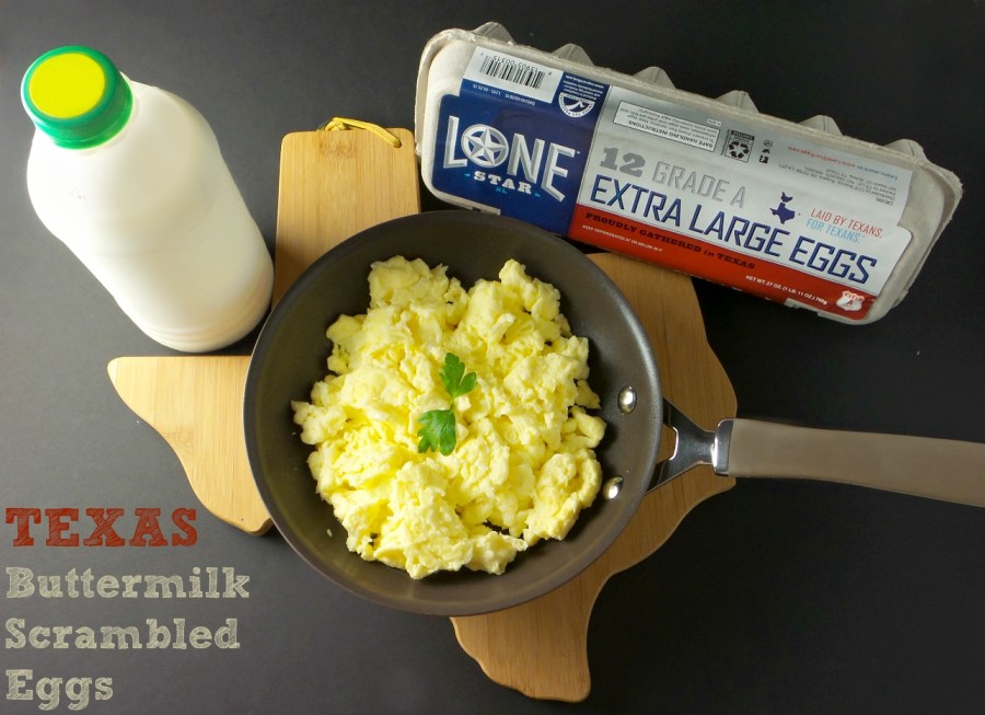 texas buttermilk scrambled eggs