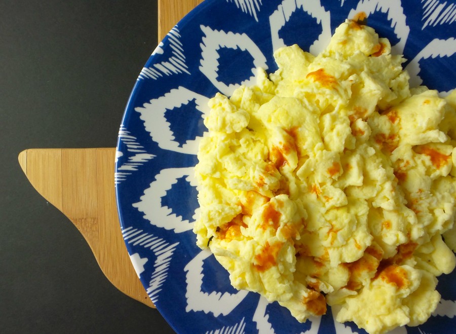 texas buttermilk scrambled eggs hot sauce