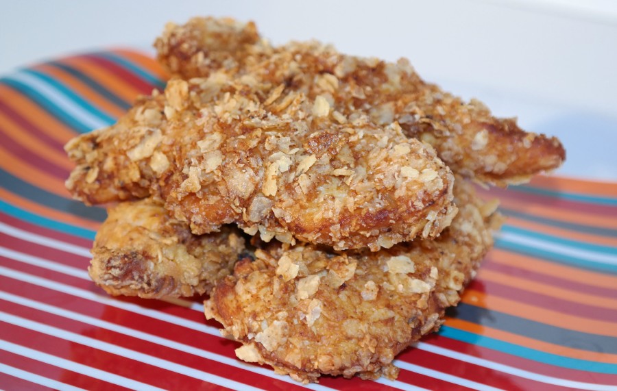 tortilla chip crusted chicken